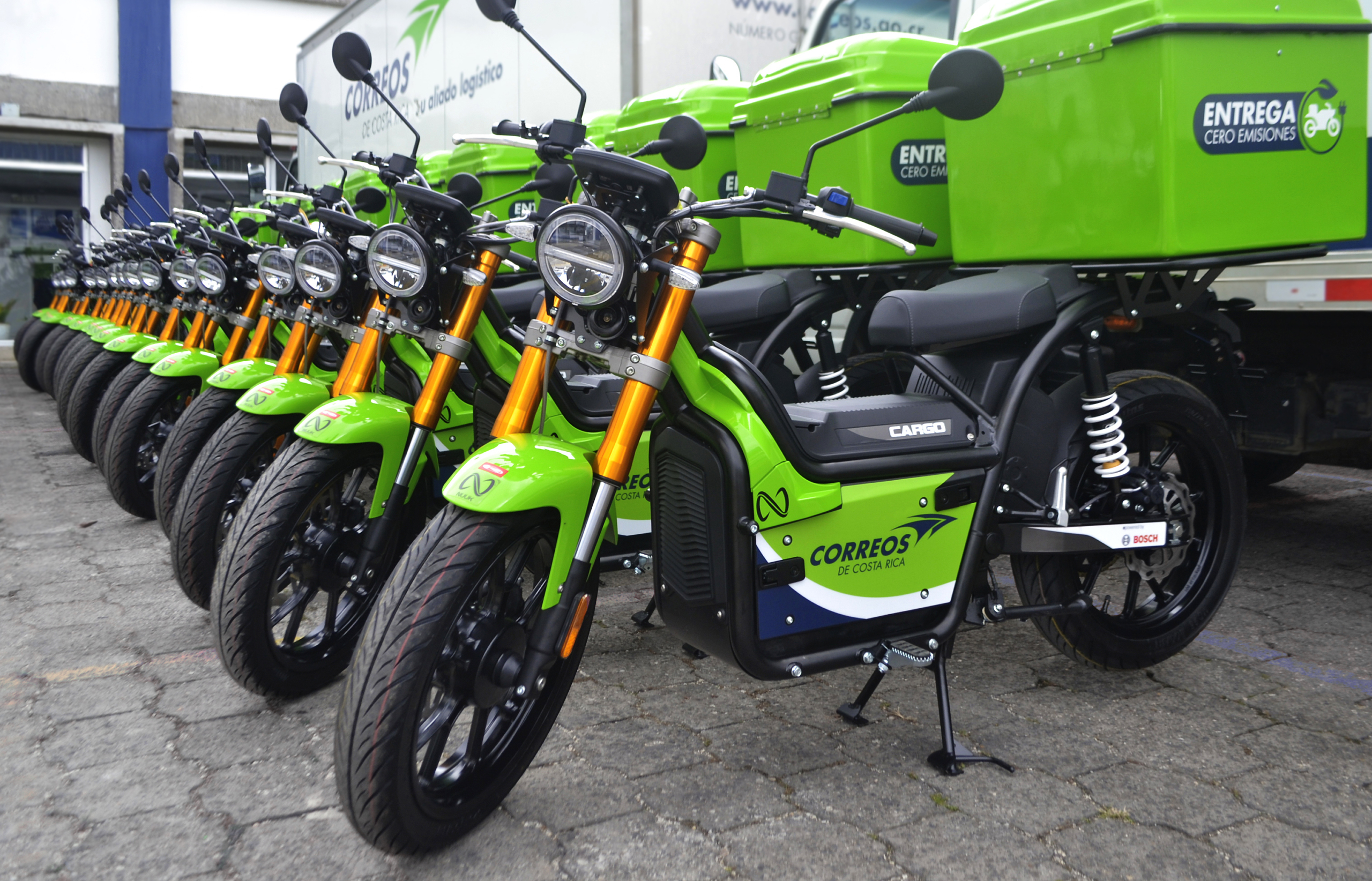 correos Costa Rica moto eléctrica