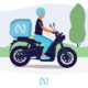 NUUK mobility ilustración moto eléctrica